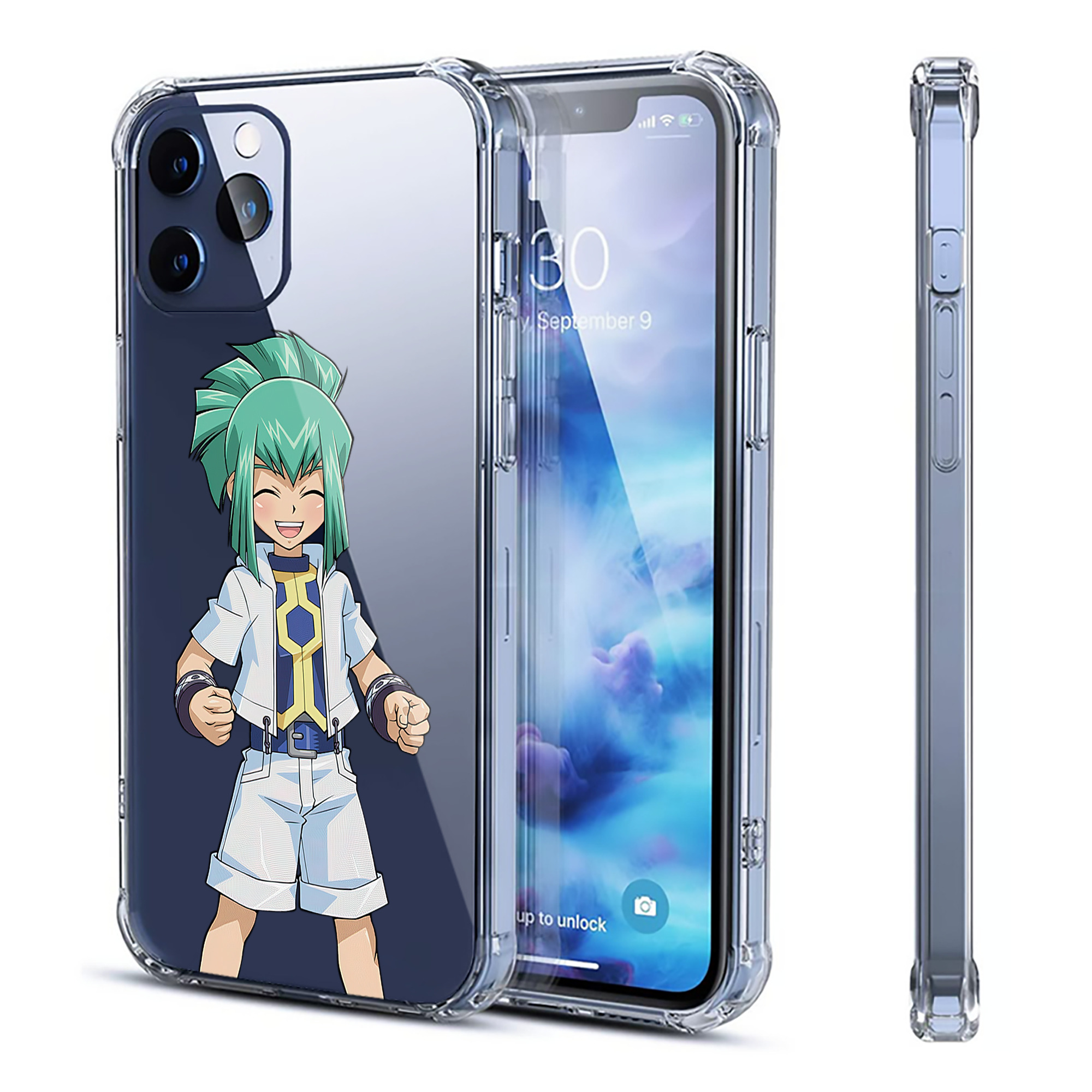 （画像用） 遊☆戯☆王 Yu-Gi-Oh! 【iPhone 12シリーズ対応】透明スマホケース（クリアソフトケース）